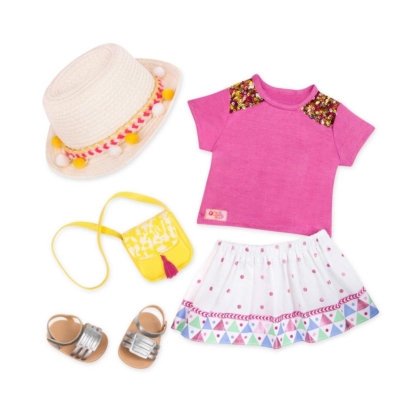 Ba Og 30438 Deluxe Tourist Outfit Our Generation-Multicolor 