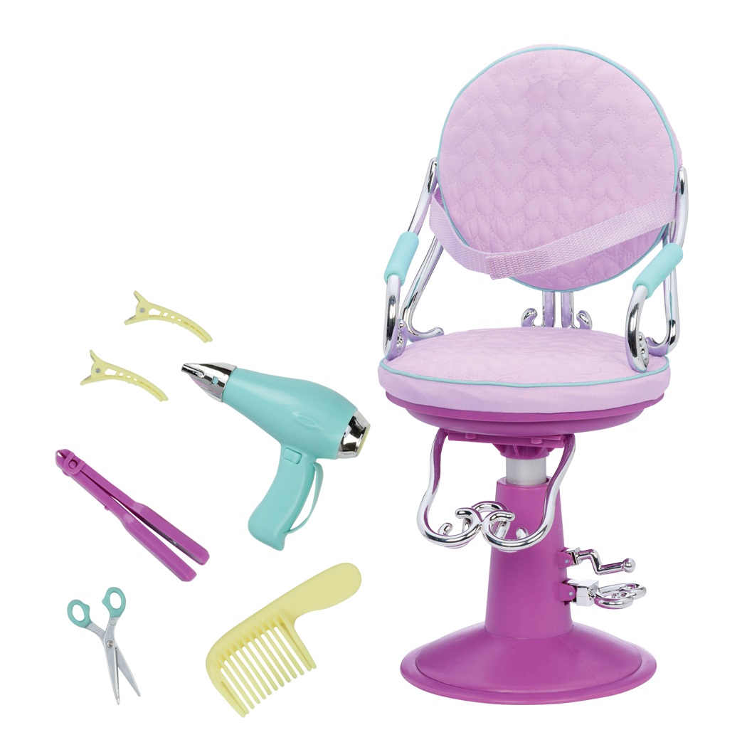 Our Generation Accessory Set Salon chair (lilac) Our Generation