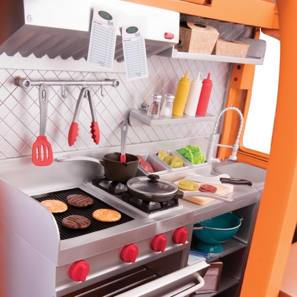 Our Generation Food Truck accessory set