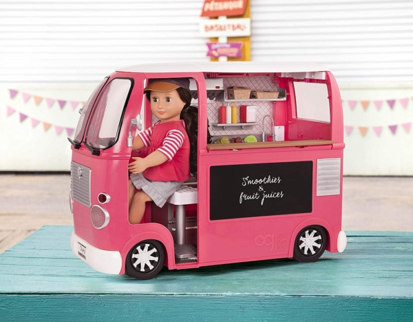 Our Generation Транспорт для кукол — Продуктовый фургон (розовый)