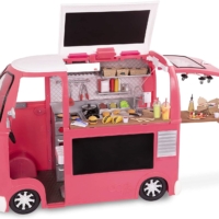 Our Generation Pink Food Truck accessory set
