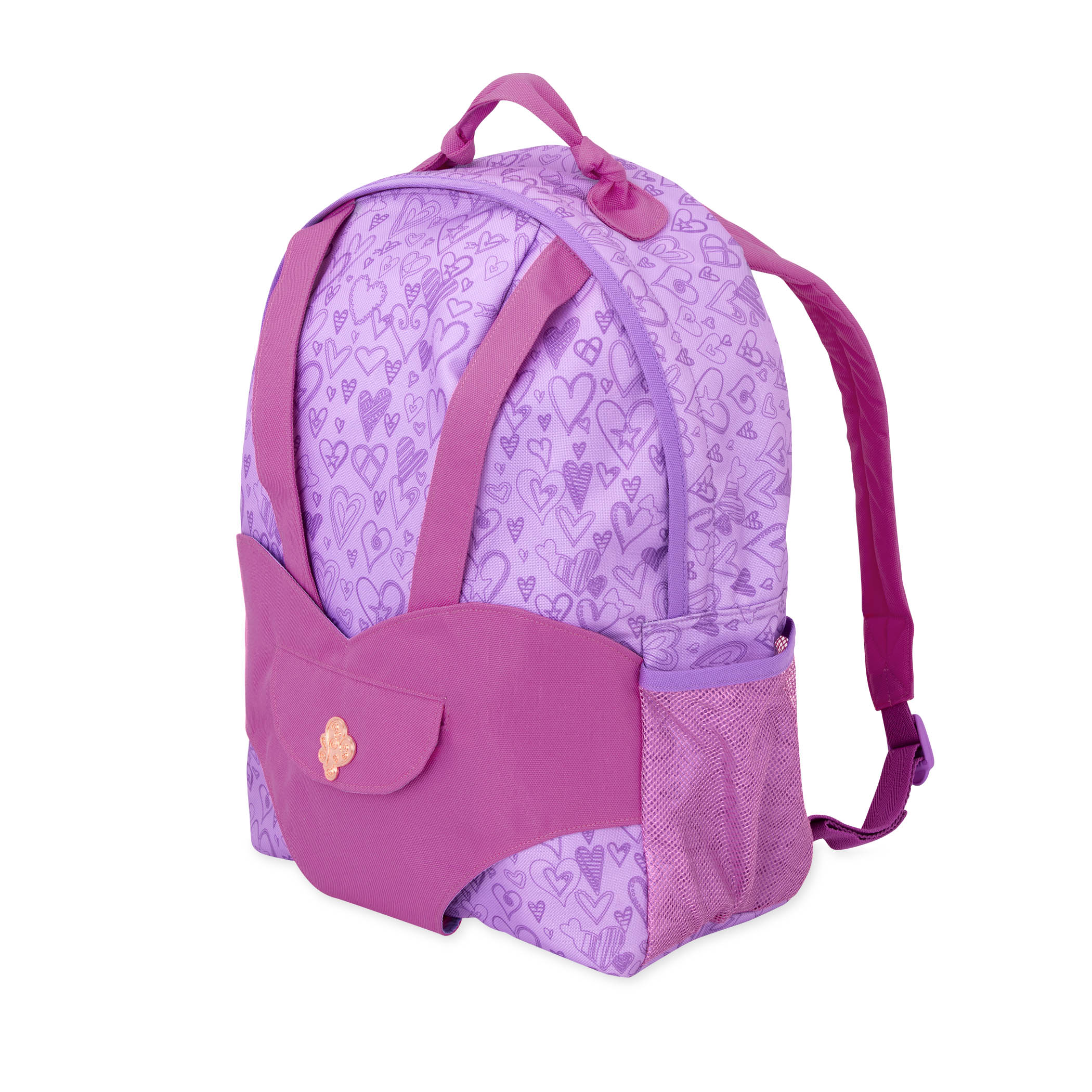 Purple backpack